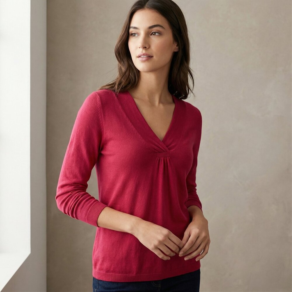 Ann Taylor Loft Pink Spring Sweater
